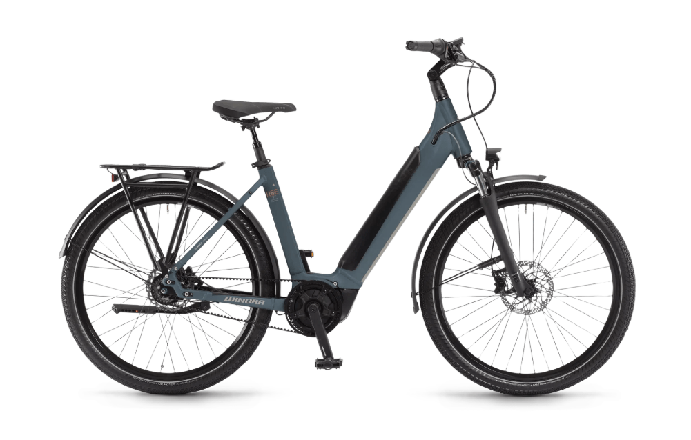 WINORA Sinus R8Ef E-Bike: 25kmh Modelljahr: 2025 Farbe: greyblue matt