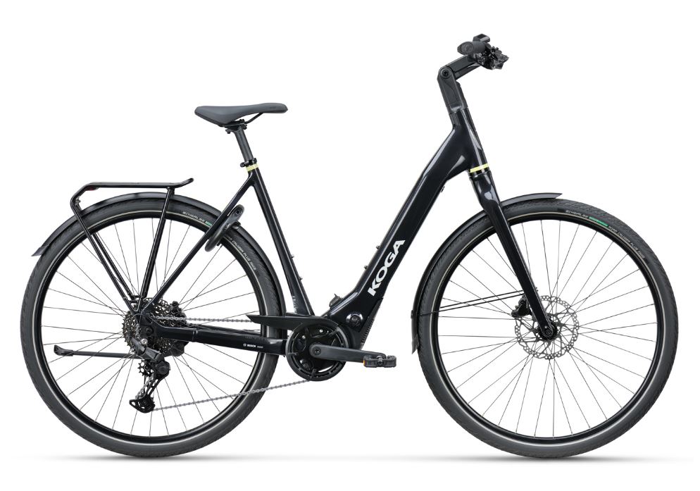 KOGA E-F3 5.0 Akku 400wh Tiefeinstieg Vulcan black gloss